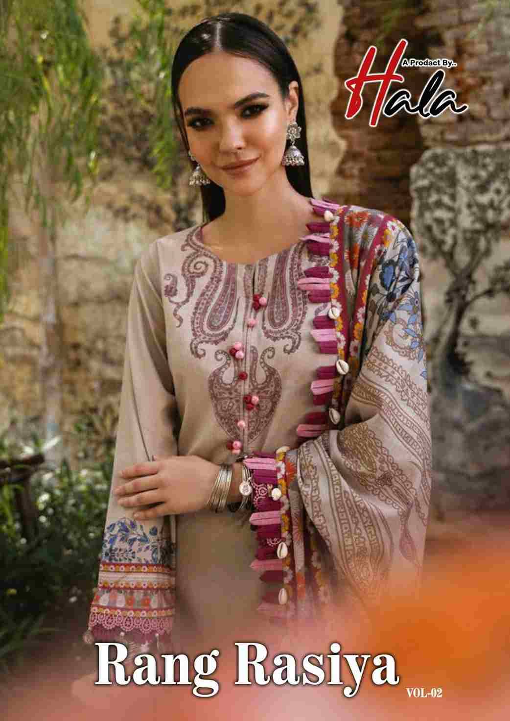 Rang Rasiya Vol-2 By Hala 2001 To 2006 Series Beautiful Festive Suits Colorful Stylish Fancy Casual Wear & Ethnic Wear Pure Cotton Print Dresses At Wholesale Price