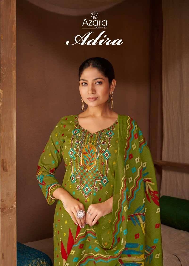 Adira By Azara 18001 To 18004 Series Beautiful Festive Suits Stylish Fancy Colorful Casual Wear & Ethnic Wear Pure Lawn Cotton Dresses At Wholesale Price