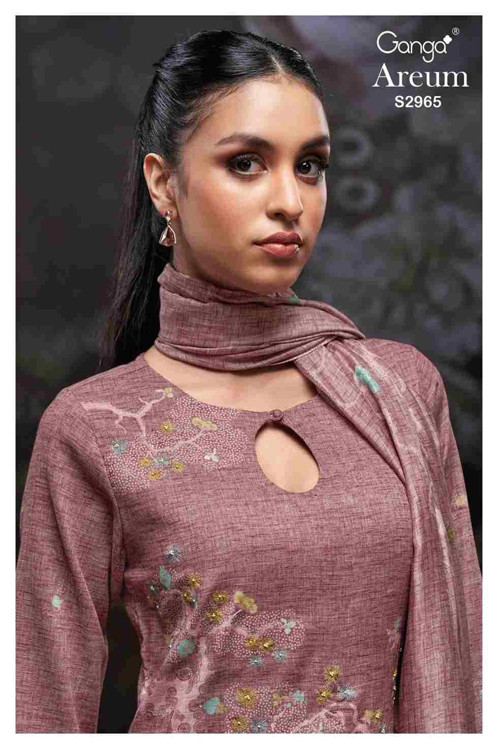 Areum-2965 By Ganga Fashion 2965-A To 2965-D Series Beautiful Festive Suits Colorful Stylish Fancy Casual Wear & Ethnic Wear Pure Cotton Dresses At Wholesale Price