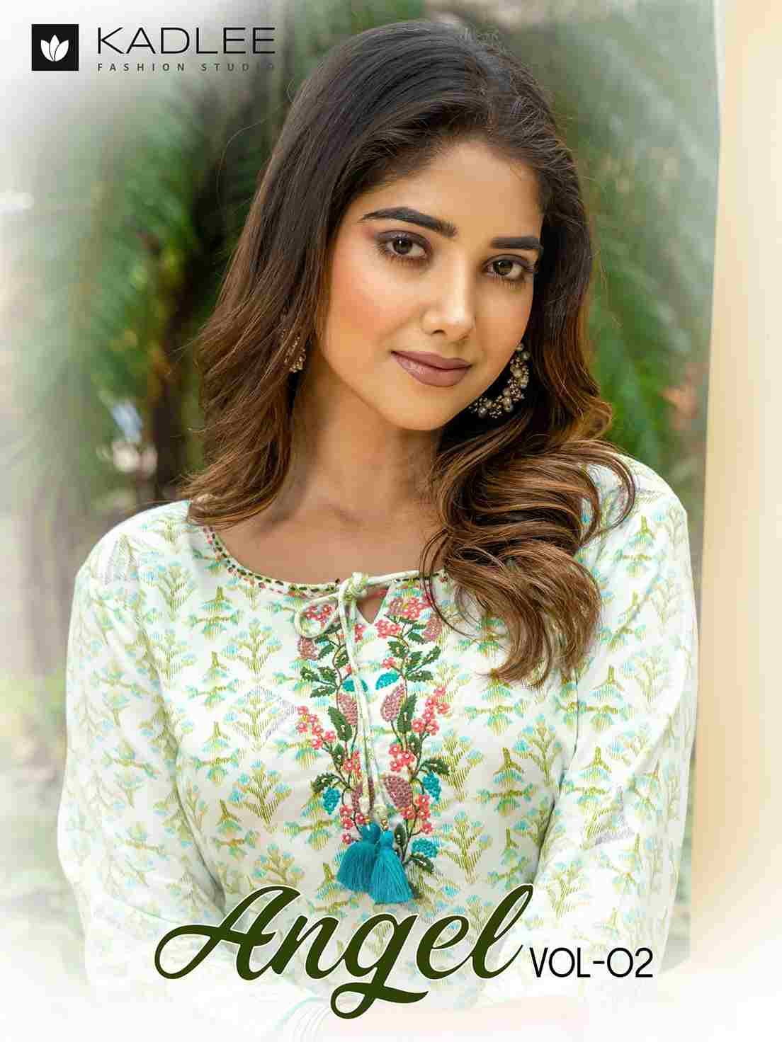 Angel Vol-2 By Kadlee 3007 To 3012 Series Designer Stylish Fancy Colorful Beautiful Party Wear & Ethnic Wear Collection Rayon Print Kurtis At Wholesale Price