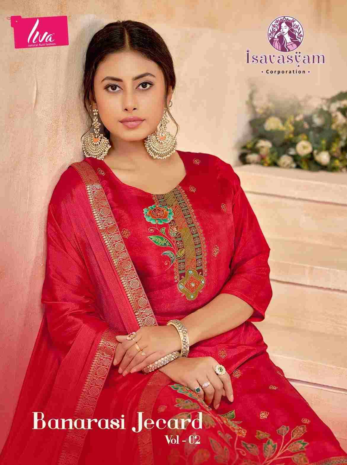 Banarasi Jacquard Vol-2 By Isavasyam 2001 To 2006 Series Beautiful Stylish Festive Suits Fancy Colorful Casual Wear & Ethnic Wear & Ready To Wear Dola Silk With Work Dresses At Wholesale Price