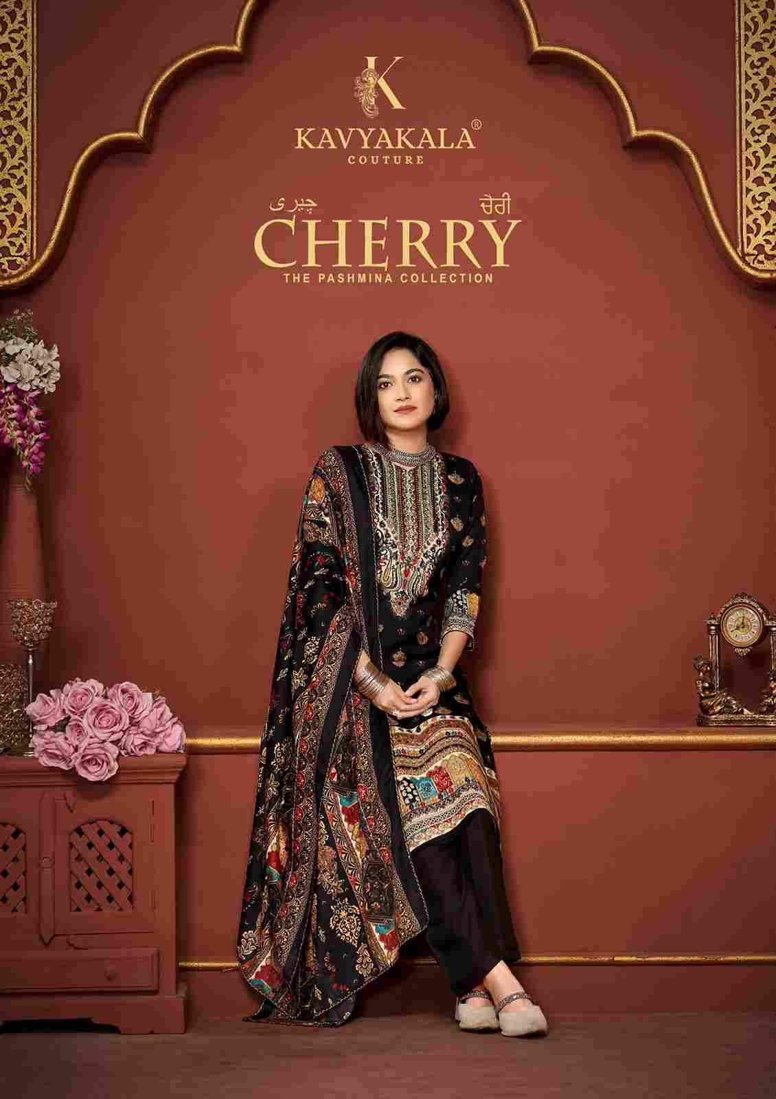 Cherry By Kavyakala 1001 To 1006 Series Beautiful Festive Suits Stylish Fancy Colorful Casual Wear & Ethnic Wear Pure Pashmina Print Dresses At Wholesale Price