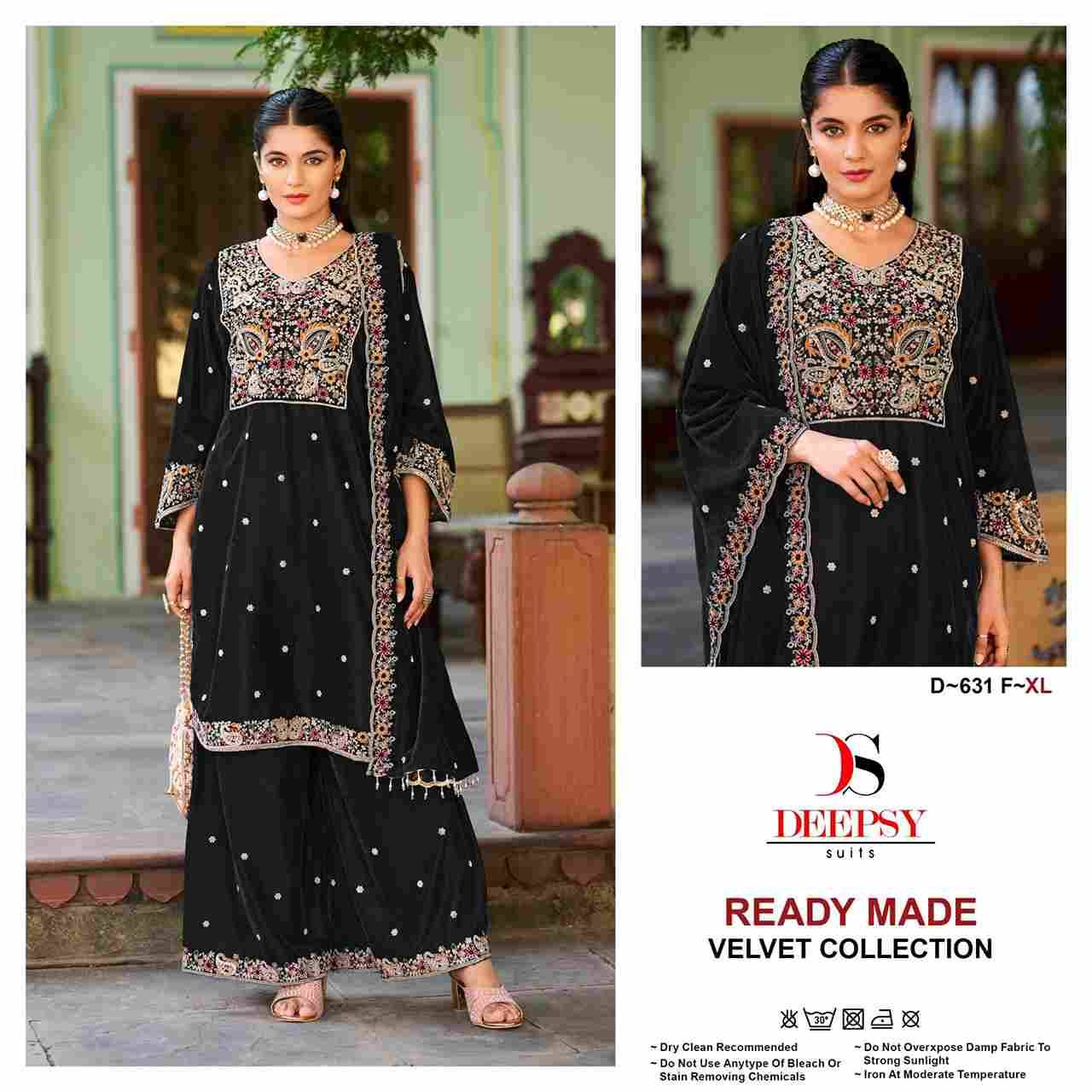 Deepsy Hit Design 631 Colours Vol-2 By Deepsy Suits 631-E To 631-H Series Pakistani Suits Beautiful Fancy Colorful Stylish Party Wear & Occasional Wear Velvet Embroidery Dresses At Wholesale Price