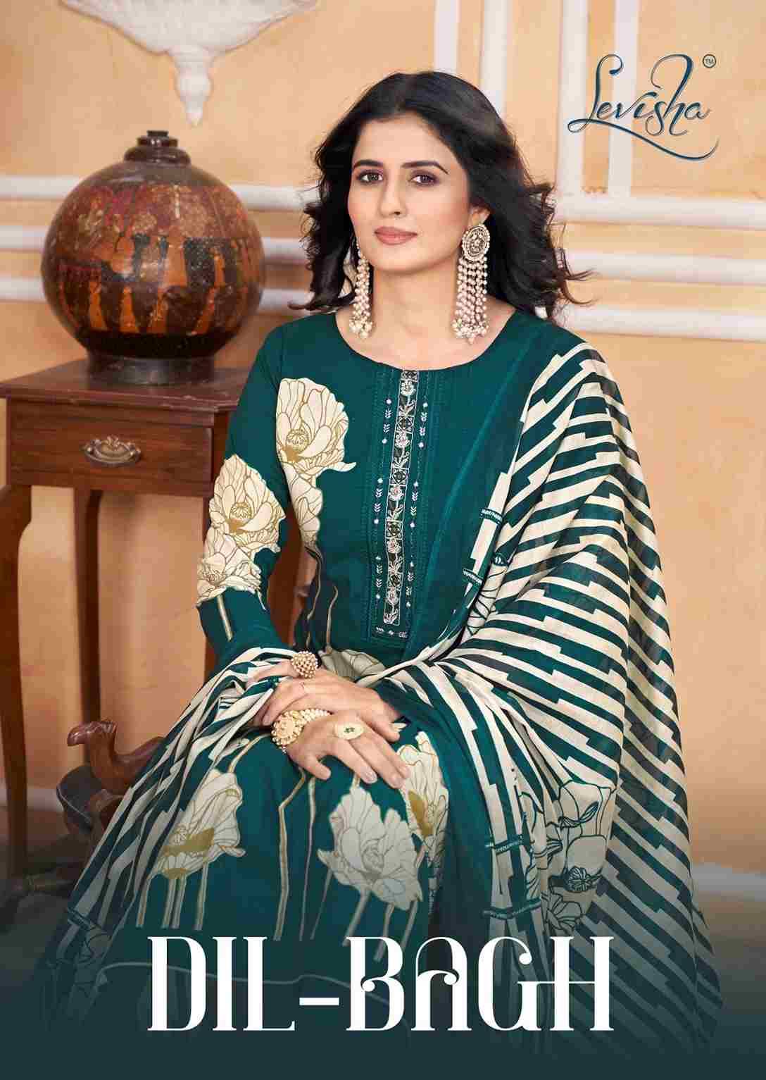 Dil-Bagh By Levisha 3013 To 3016 Series Festive Suits Beautiful Fancy Colorful Stylish Party Wear & Occasional Wear Cambric Cotton Dresses At Wholesale Price