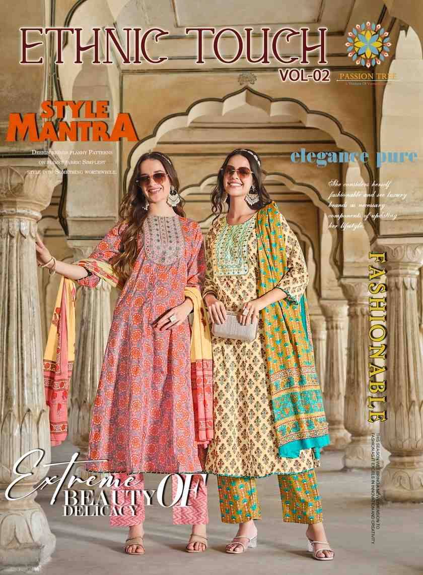 Ethnic Touch Vol-2 By Passion Tree 2001 To 2007 Series Beautiful Stylish Suits Fancy Colorful Casual Wear & Ethnic Wear & Ready To Wear Heavy Cotton Dresses At Wholesale Price