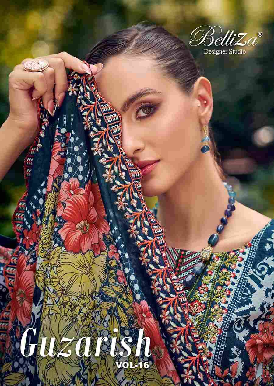 Guzarish Vol-16 By Belliza 1001-101 To 1001-108 Series Beautiful Stylish Festive Suits Fancy Colorful Casual Wear & Ethnic Wear & Ready To Wear Pure Cotton Digital Print Dresses At Wholesale Price