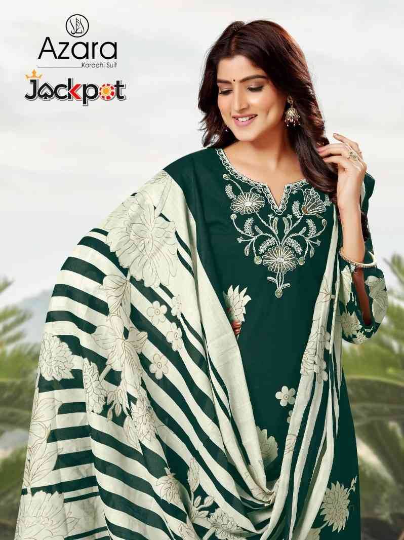 Jackpot By Radhika Fashion 1044-A To 1044-D Series Beautiful Festive Suits Colorful Stylish Fancy Casual Wear & Ethnic Wear Cambric Cotton Dresses At Wholesale Price