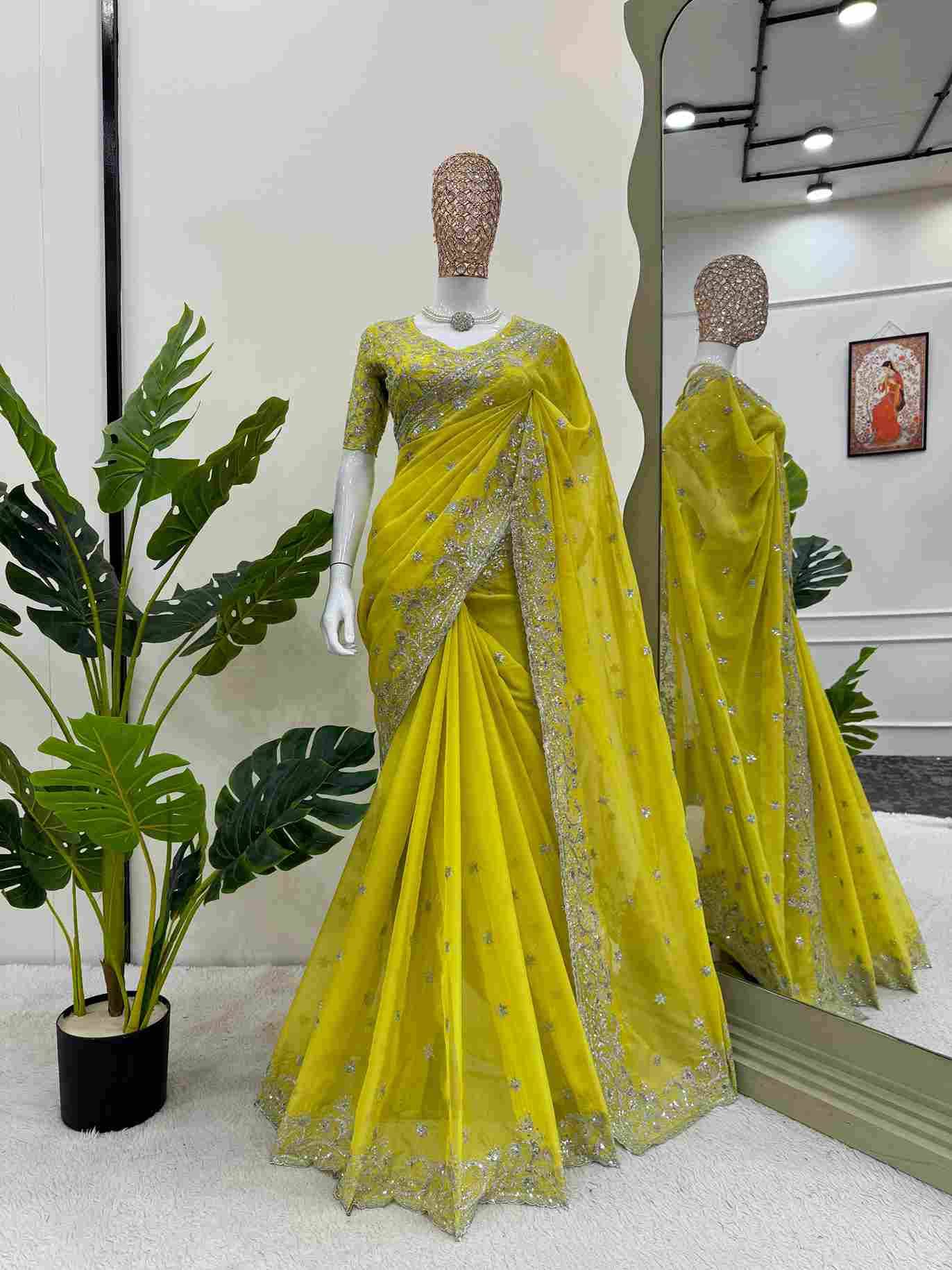 K-527 By Fashid Wholesale Indian Traditional Wear Collection Beautiful Stylish Fancy Colorful Party Wear & Occasional Wear Tibby Silk Designer Sarees At Wholesale Price