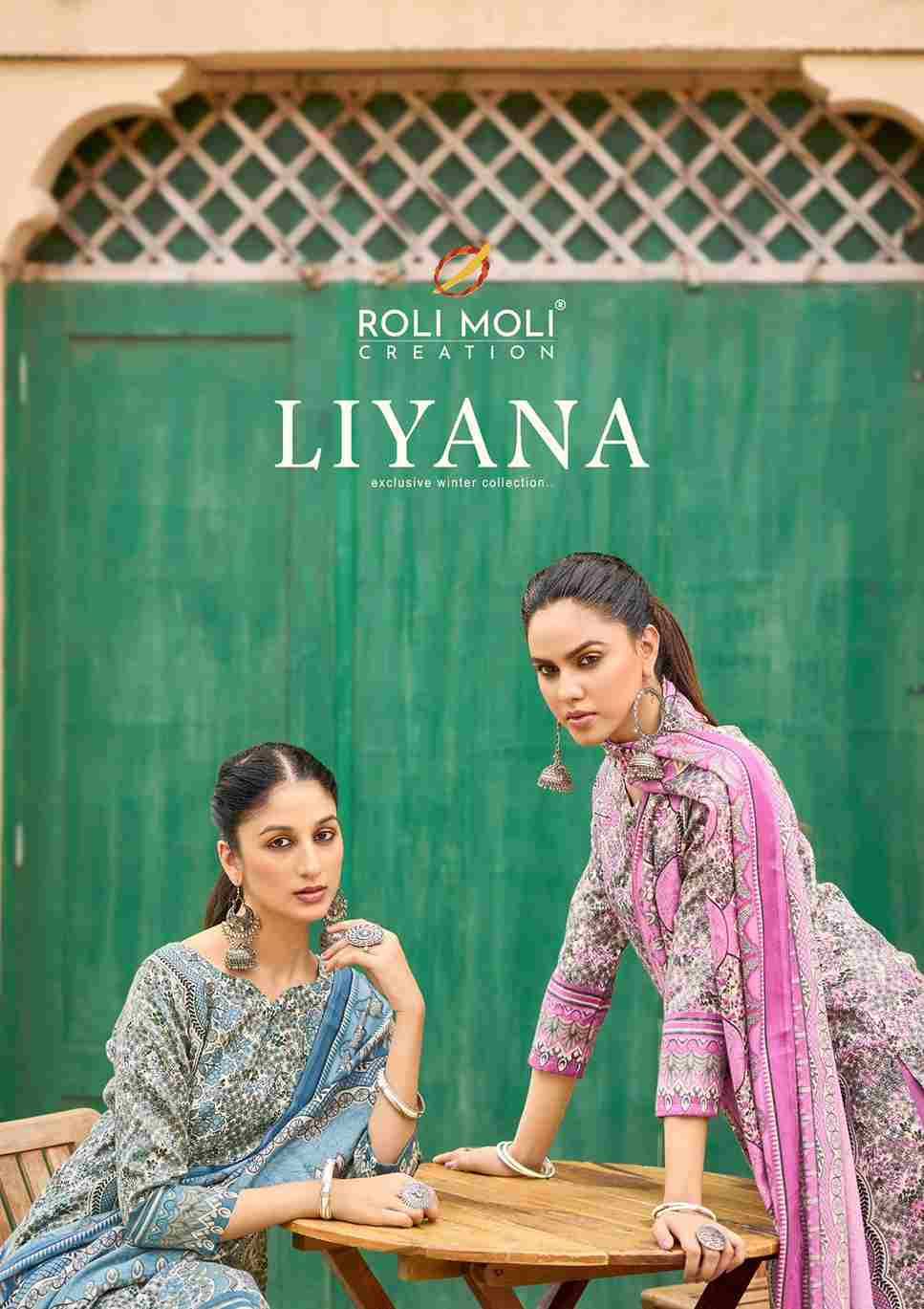 Liyana By Roli Moli 1001 To 1008 Series Beautiful Stylish Festive Suits Fancy Colorful Casual Wear & Ethnic Wear & Ready To Wear Pashmina Dresses At Wholesale Price