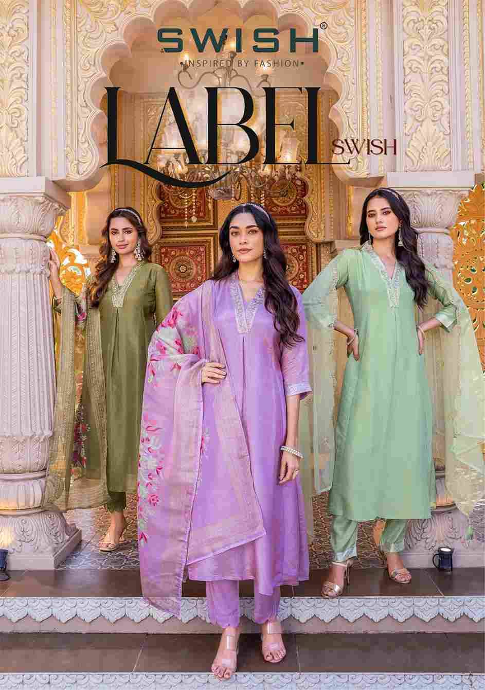 Label Swish By Swish 01 To 06 Series Beautiful Stylish Festive Suits Fancy Colorful Casual Wear & Ethnic Wear & Ready To Wear Tissue With Work Dresses At Wholesale Price