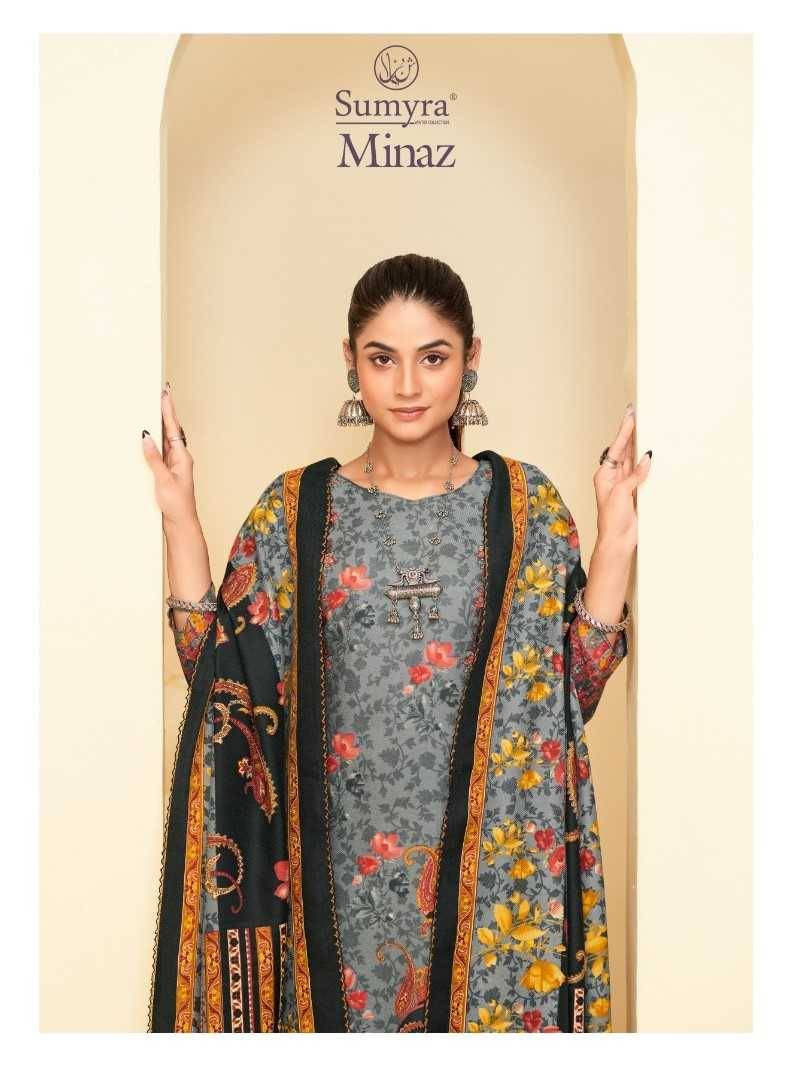 Minaz By Sumyra 24001 To 24004 Series Beautiful Festive Suits Stylish Fancy Colorful Casual Wear & Ethnic Wear Fancy Dresses At Wholesale Price