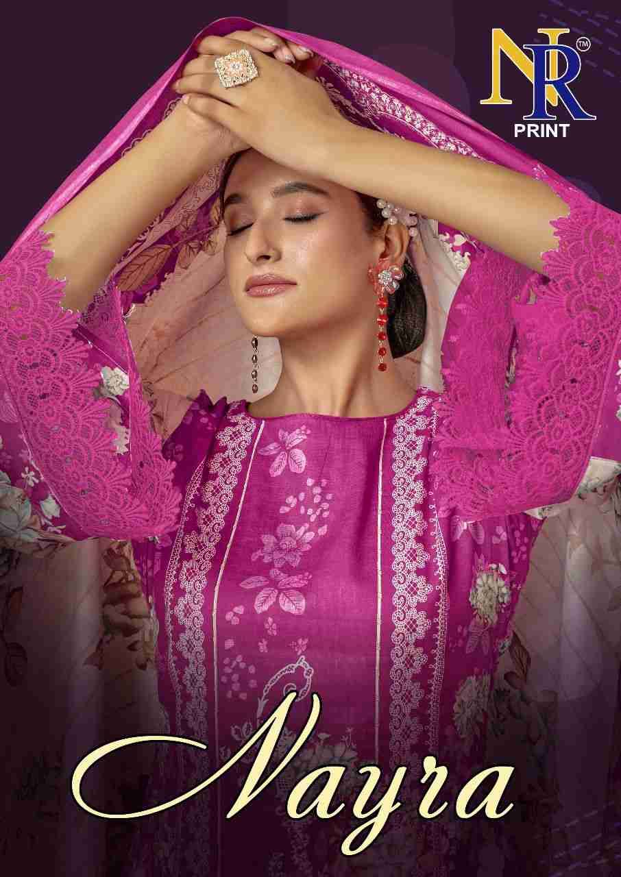 Nayra By NR Print 1001 To 1008 Series Beautiful Stylish Festive Suits Fancy Colorful Casual Wear & Ethnic Wear & Ready To Wear Heavy Lawn Cotton Print Dresses At Wholesale Price