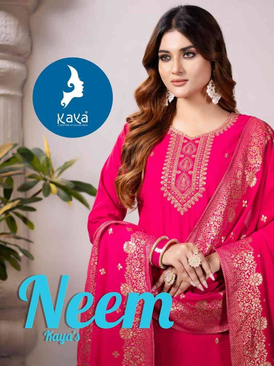 Neem By Kaya 01 To 06 Series Designer Stylish Fancy Colorful Beautiful Party Wear & Ethnic Wear Collection Tissue Shimmer Dresses At Wholesale Price