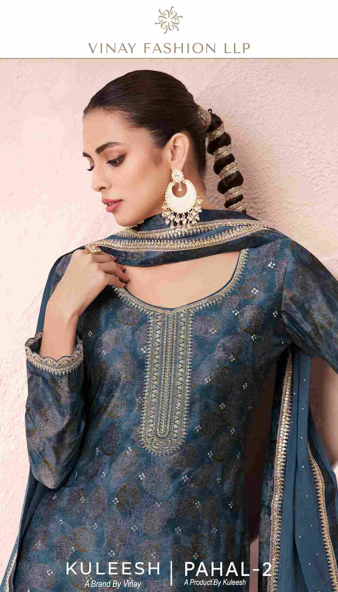 Pahal Vol-2 By Vinay Fashion 70981 To 70984 Series Designer Festive Suits Collection Beautiful Stylish Fancy Colorful Party Wear & Occasional Wear Chinnon Dresses At Wholesale Price