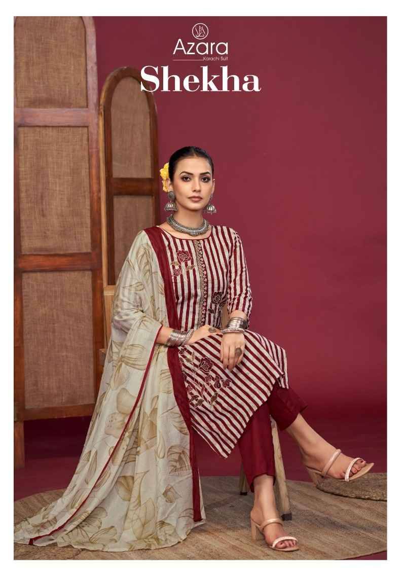 Shekha By Azara 32001 To 32004 Series Beautiful Festive Suits Stylish Fancy Colorful Casual Wear & Ethnic Wear Pure Lawn Cotton Dresses At Wholesale Price