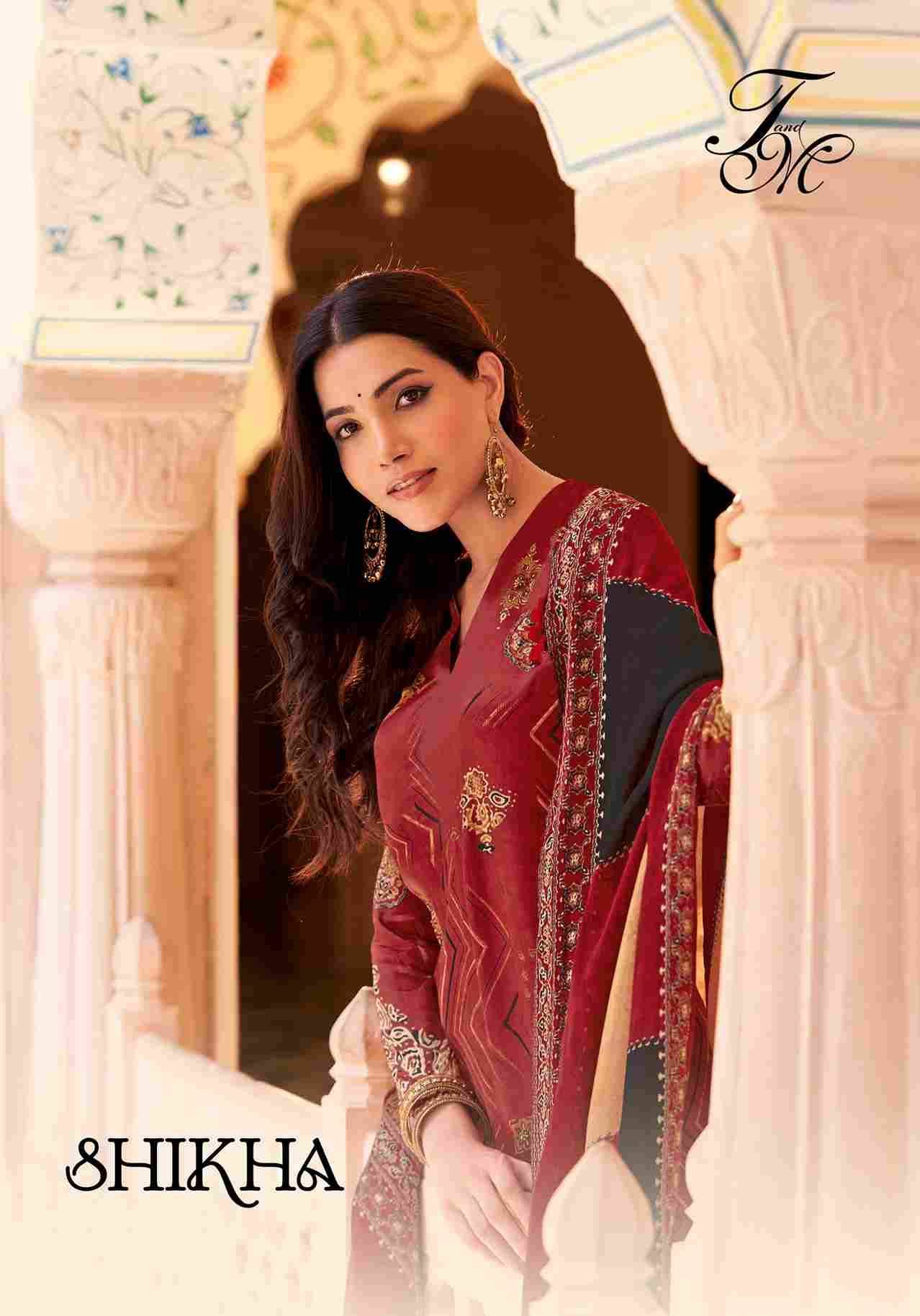 Shikha By T And M Designer Studio Beautiful Festive Suits Colorful Stylish Fancy Casual Wear & Ethnic Wear Pure Muslin Silk Dresses At Wholesale Price