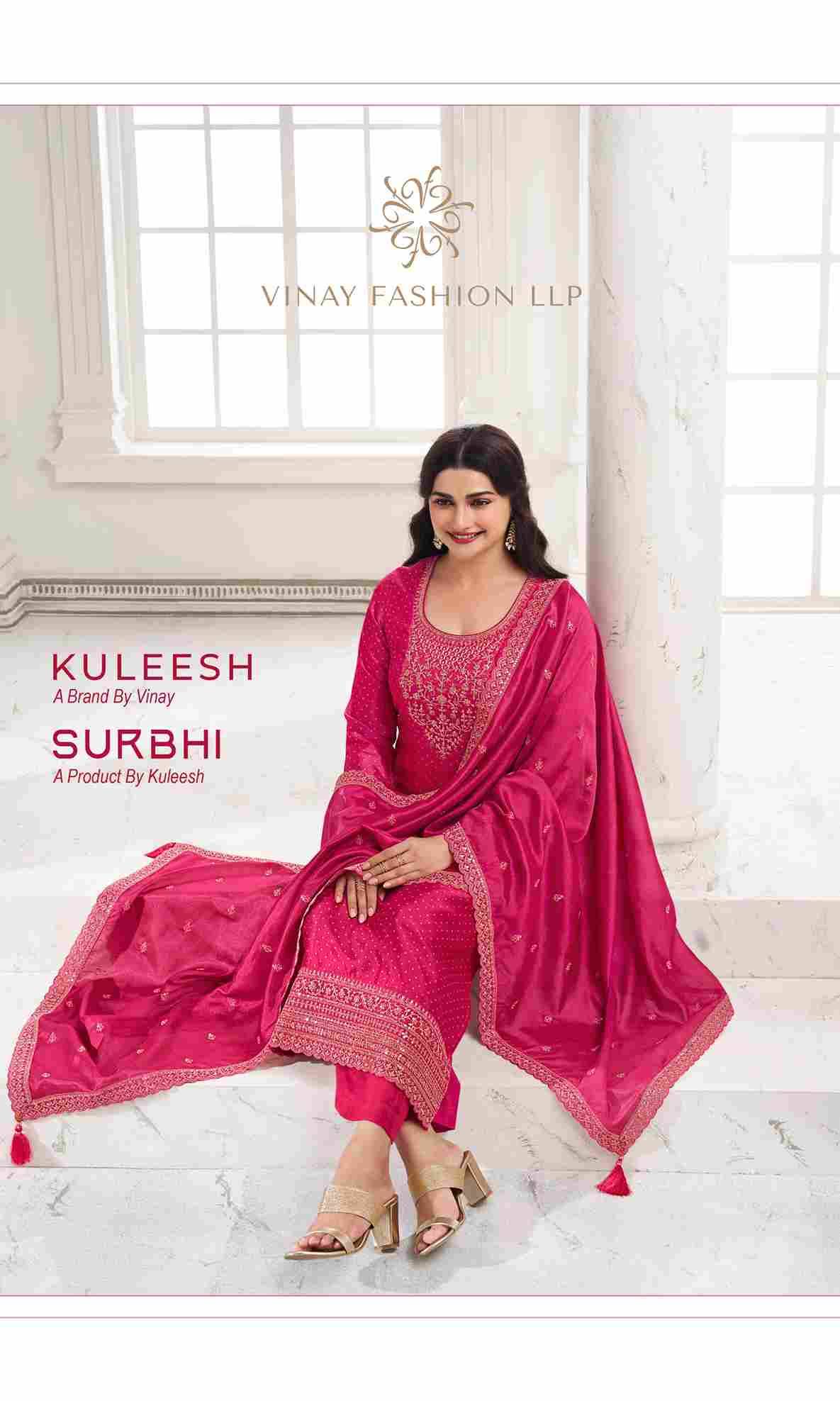 Surbhi By Vinay Fashion 66661 To 66666 Series Designer Festive Suits Collection Beautiful Stylish Fancy Colorful Party Wear & Occasional Wear Silk Georgette Dresses At Wholesale Price