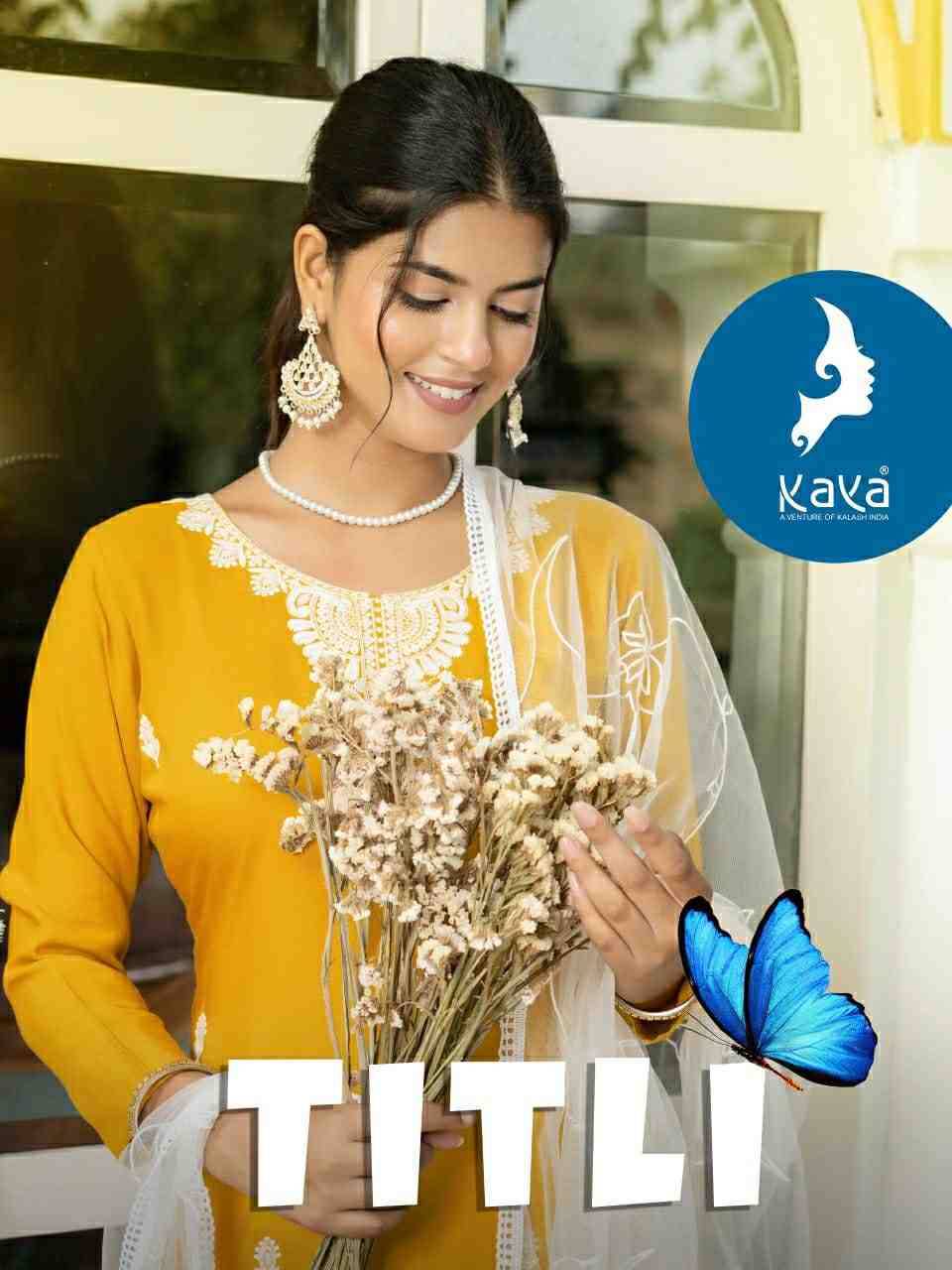 Titli By Kaya 01 To 08 Series Designer Stylish Fancy Colorful Beautiful Party Wear & Ethnic Wear Collection Rayon Slub Dresses At Wholesale Price