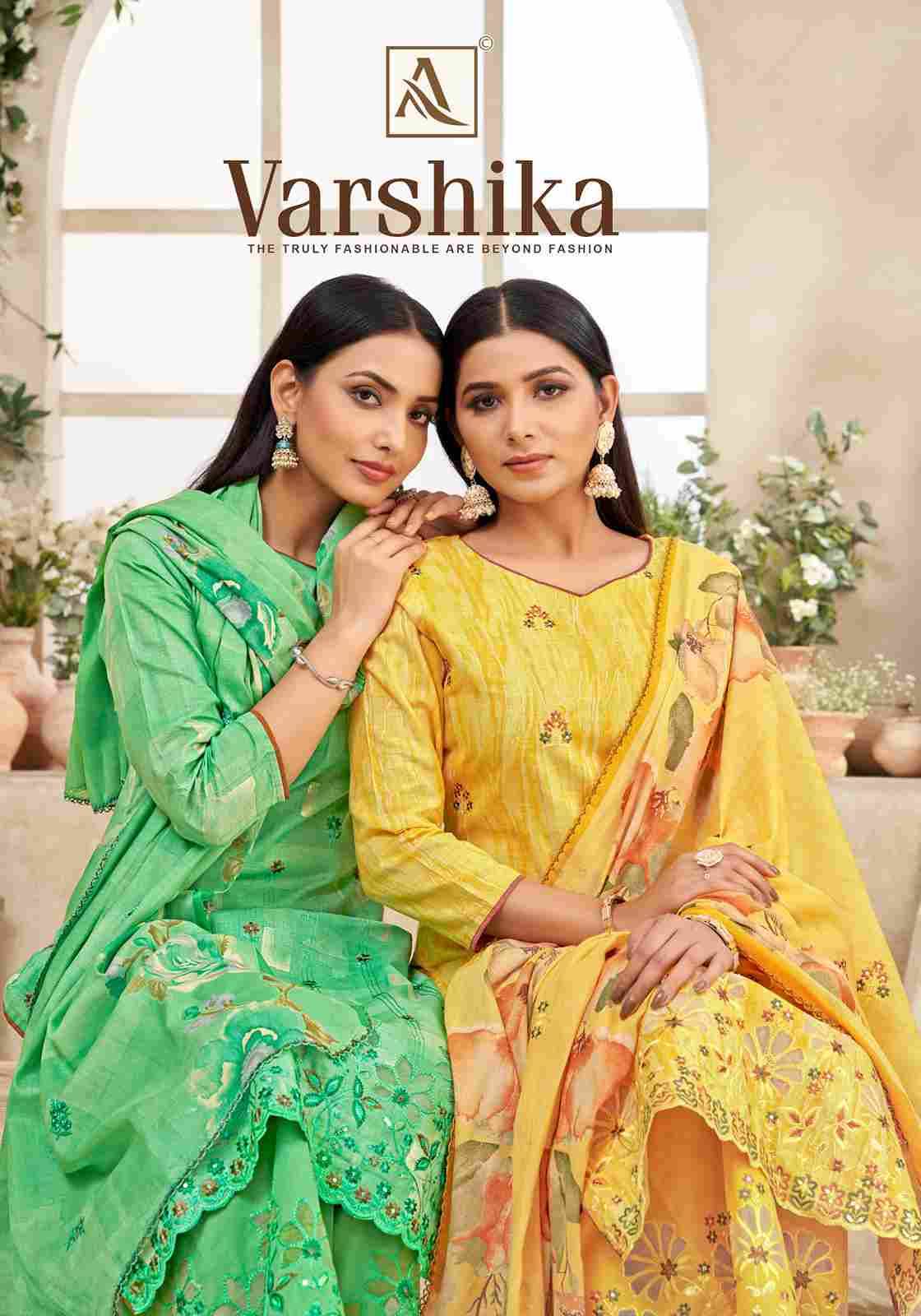 Varshika By Alok Suit 1614-001 To 1614-006 Series Beautiful Festive Suits Colorful Stylish Fancy Casual Wear & Ethnic Wear Pure Cambric Cotton Dresses At Wholesale Price