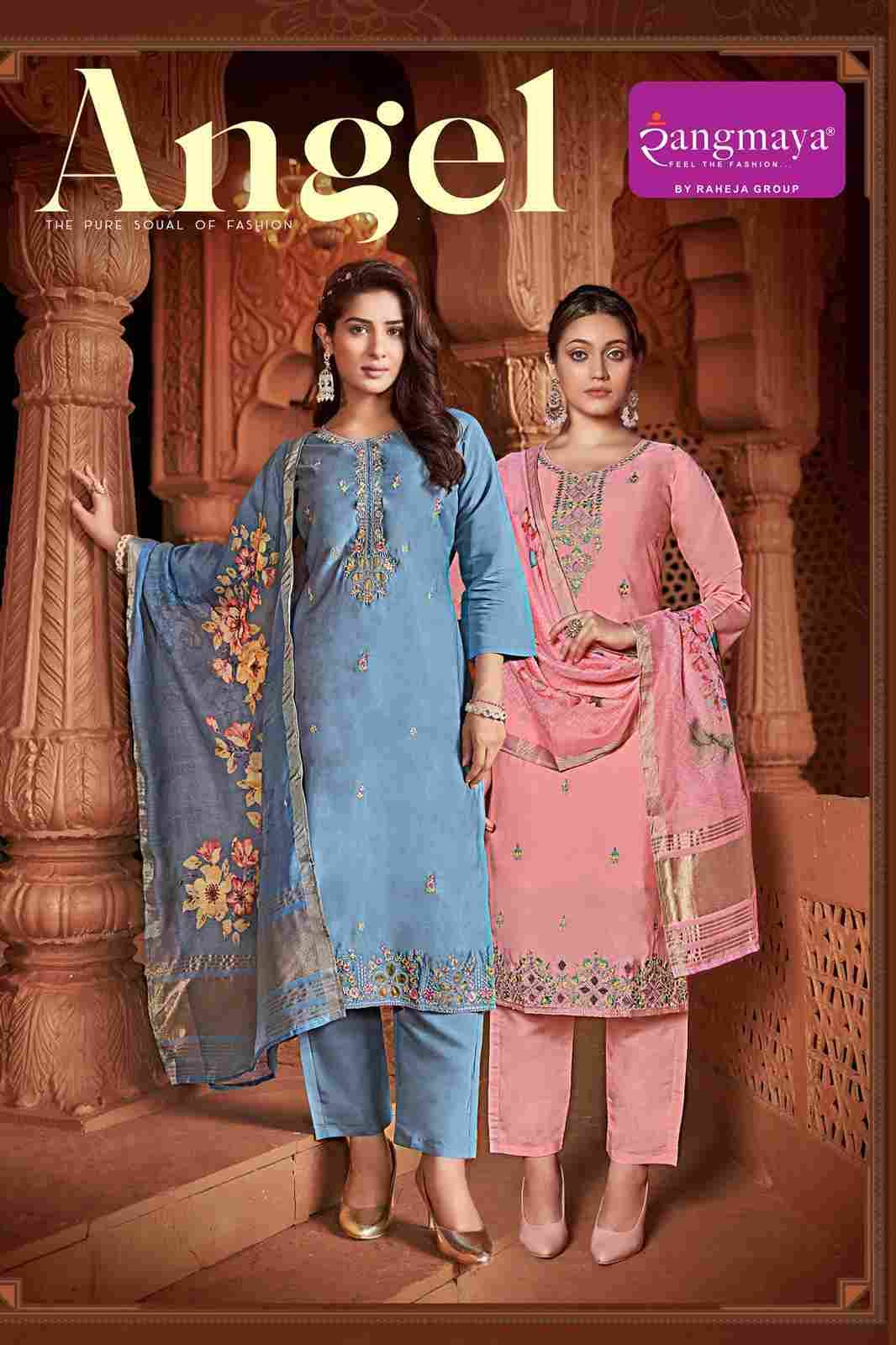 Angel By Rangmaya 101 To 108 Series Designer Festive Suits Collection Beautiful Stylish Fancy Colorful Party Wear & Occasional Wear Fancy Dresses At Wholesale Price