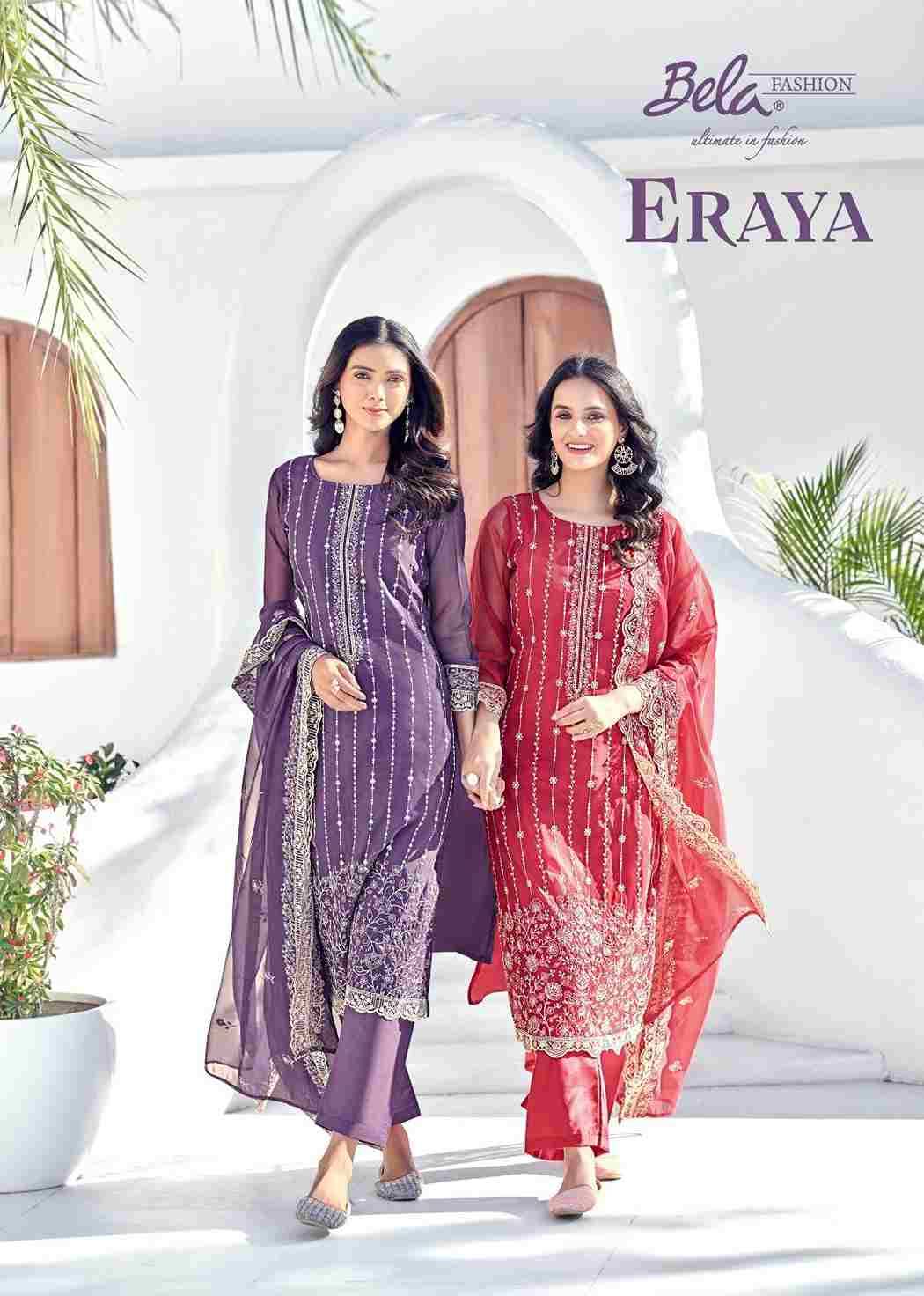 Eraya By Bela Fashion 8118 To 8123 Series Beautiful Festive Suits Stylish Fancy Colorful Casual Wear & Ethnic Wear Organza Dresses At Wholesale Price