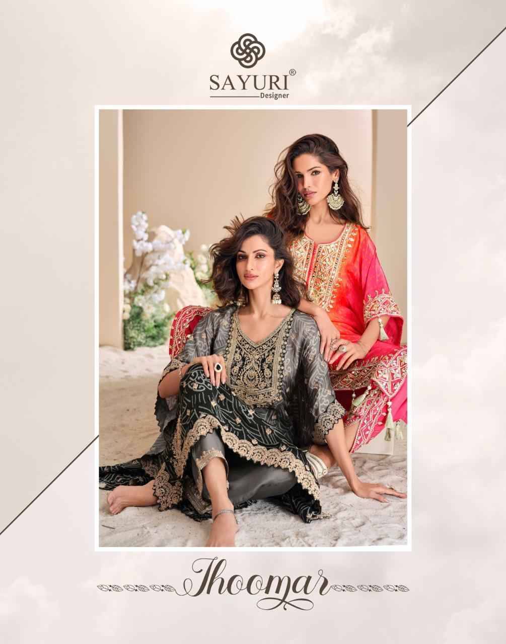 Jhoomar By Sayuri 5702 To 5705 Series Designer Stylish Fancy Colorful Beautiful Party Wear & Ethnic Wear Collection Viscose Silk Print Co-Ord At Wholesale Price