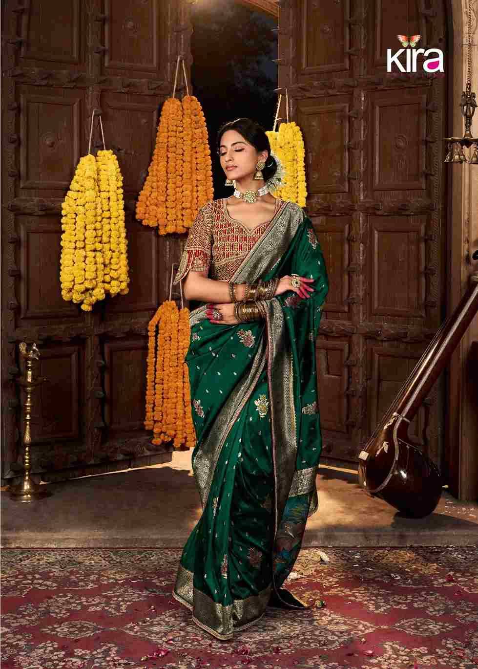 Kiki By Kira 6201 To 6205 Series Indian Traditional Wear Collection Beautiful Stylish Fancy Colorful Party Wear & Occasional Wear Pure Silk Sarees At Wholesale Price