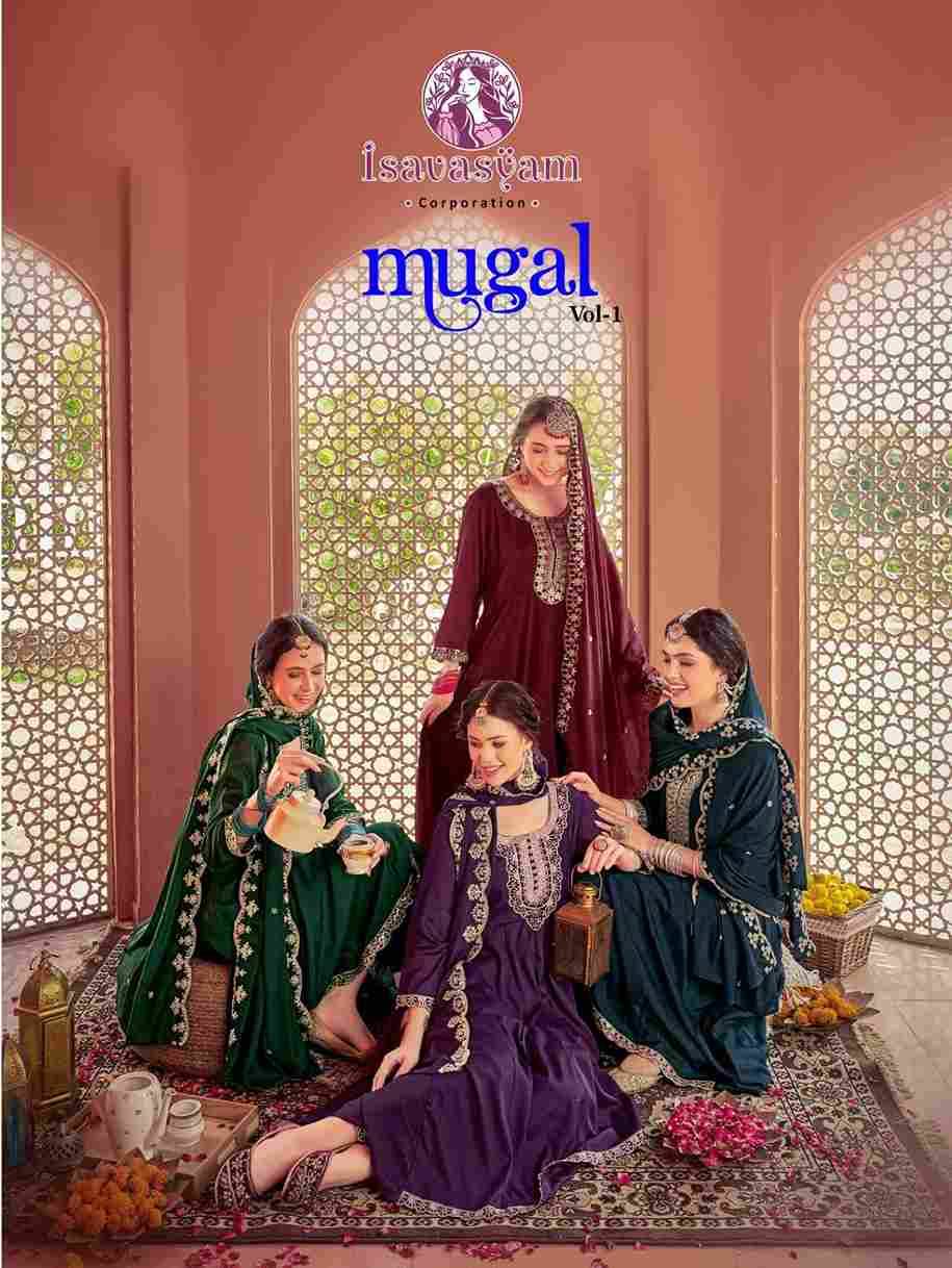 Mugal Vol-1 By Isavasyam 2001 To 2004 Series Beautiful Stylish Festive Suits Fancy Colorful Casual Wear & Ethnic Wear & Ready To Wear Georgette With Work Dresses At Wholesale Price