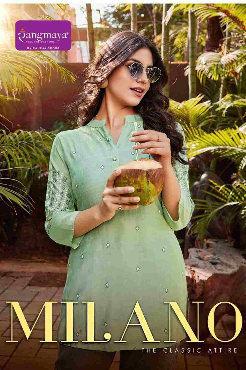 Milano By Rangmaya 101 To 108 Series Designer Stylish Fancy Colorful Beautiful Party Wear & Ethnic Wear Collection Fancy Tops At Wholesale Price