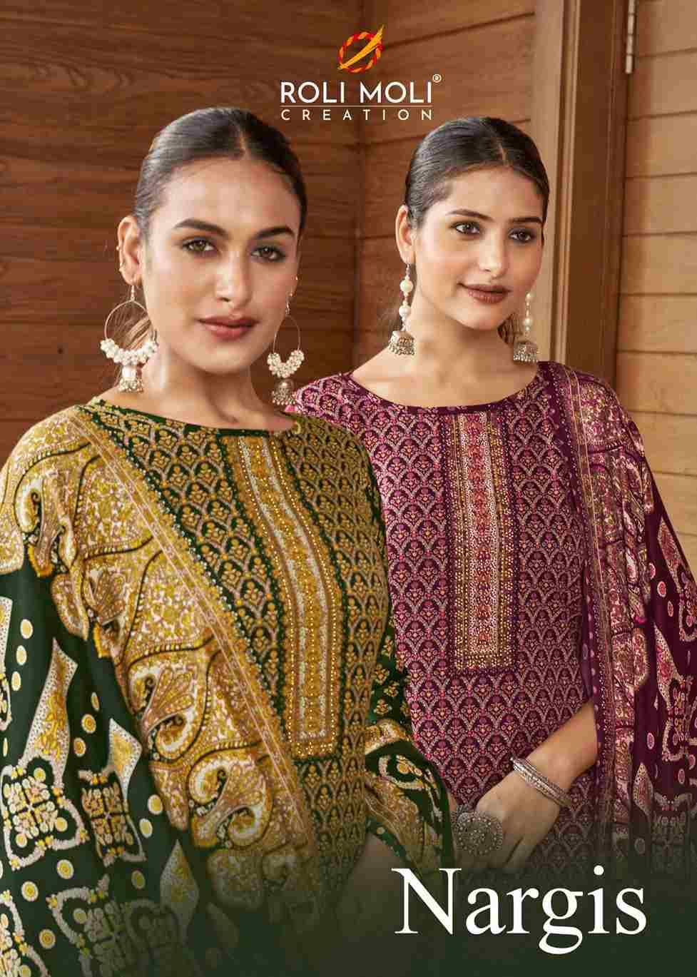 Nargis By Roli Moli 2001 To 2008 Series Beautiful Stylish Festive Suits Fancy Colorful Casual Wear & Ethnic Wear & Ready To Wear Pashmina Dresses At Wholesale Price