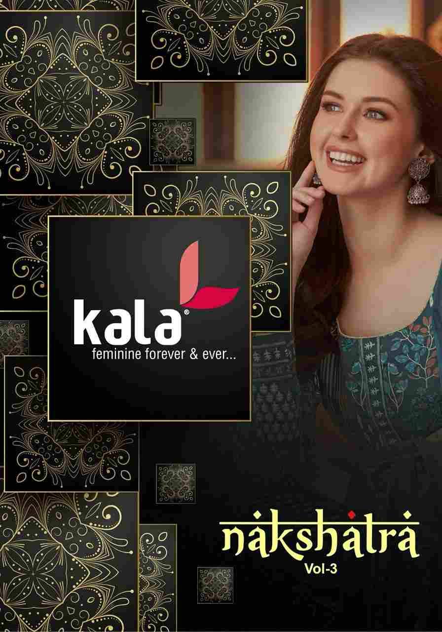 Nakshatra Vol-3 By Kala 6701-B To 6712-B Series Beautiful Festive Suits Colorful Stylish Fancy Casual Wear & Ethnic Wear Pure Cotton Print Dresses At Wholesale Price