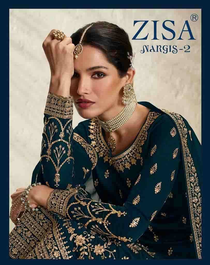 Nargis Vol-2 By Zisa 14691 To 14696 Series Beautiful Suits Colorful Stylish Fancy Casual Wear & Ethnic Wear Silk Embroidered Dresses At Wholesale Price