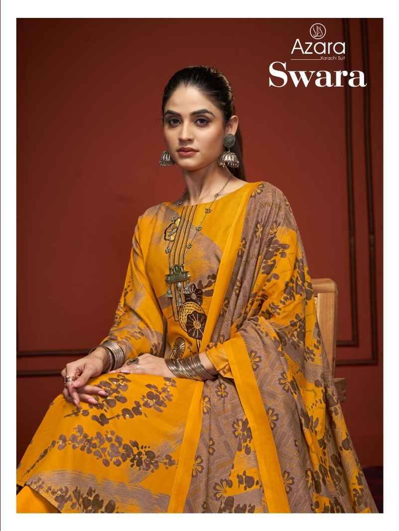 Swara By Azara 33001 To 33004 Series Beautiful Festive Suits Stylish Fancy Colorful Casual Wear & Ethnic Wear Pure Viscose Cotton Dresses At Wholesale Price