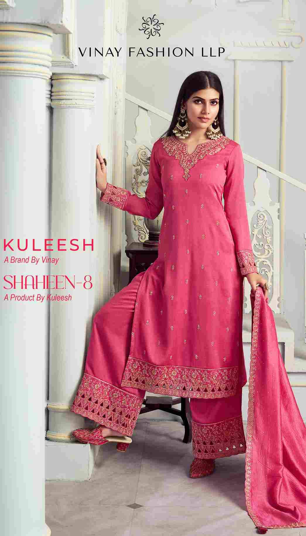 Shaheen Vol-8 By Vinay Fashion 69811 To 69814 Series Beautiful Festive Suits Colorful Stylish Fancy Casual Wear & Ethnic Wear Silk Georgette Embroidery Dresses At Wholesale Price