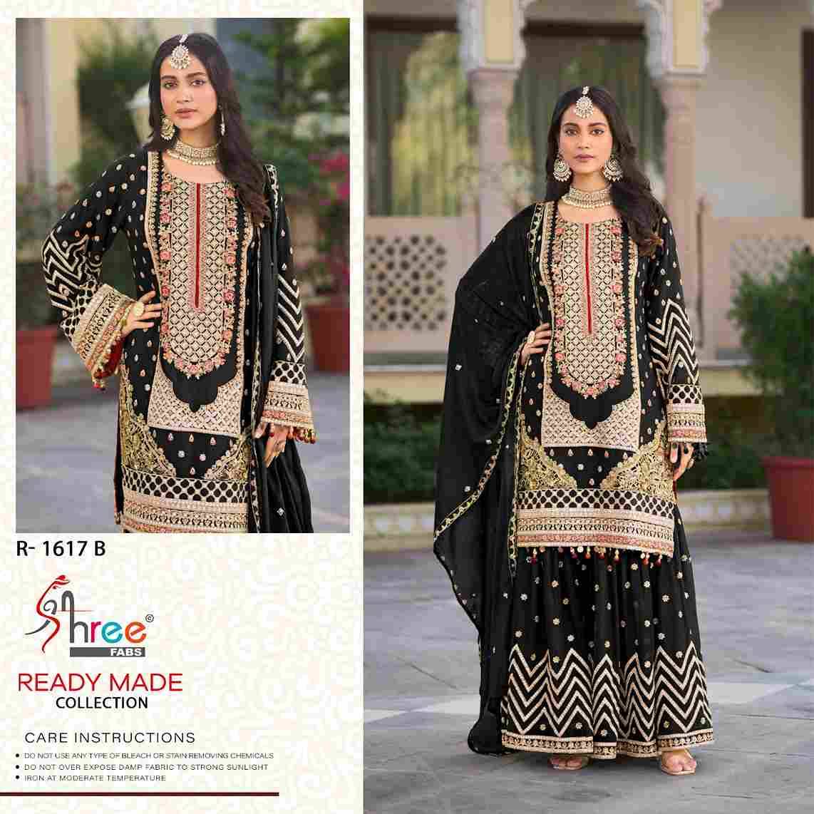 Shree Fabs Hit Design R-1617 Colours By Shree Fabs R-1617-A To R-1617-D Series Designer Pakistani Suits Collection Beautiful Stylish Fancy Colorful Party Wear & Occasional Wear Chinnon Dresses At Wholesale Price