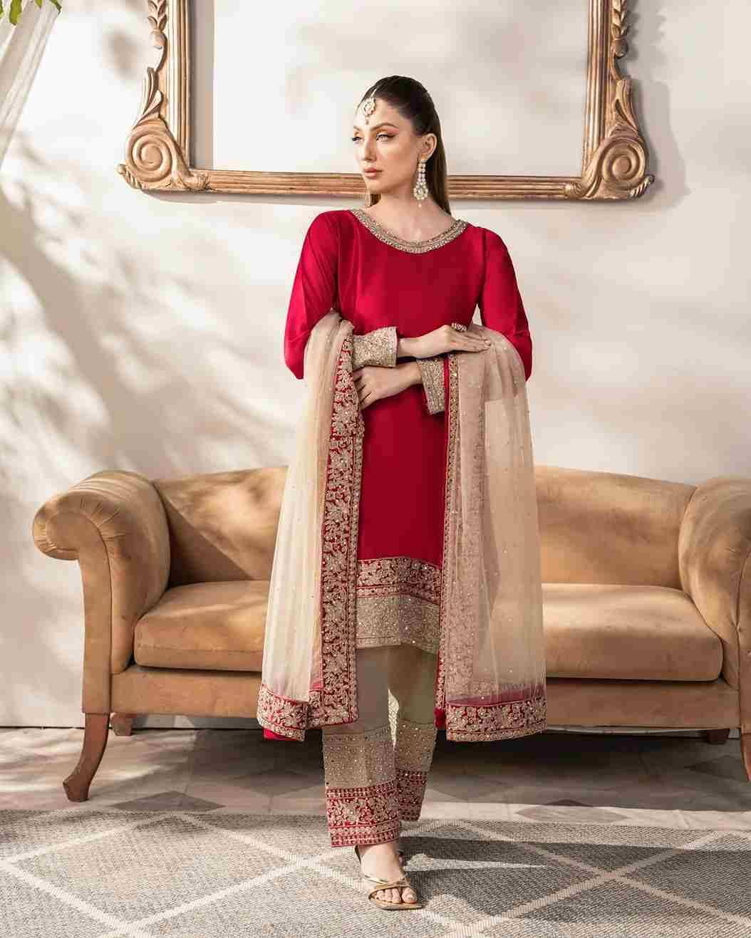 5823 By Fashid Wholesale Beautiful Festive Suits Colorful Stylish Fancy Casual Wear & Ethnic Wear Satin Silk Dresses At Wholesale Price