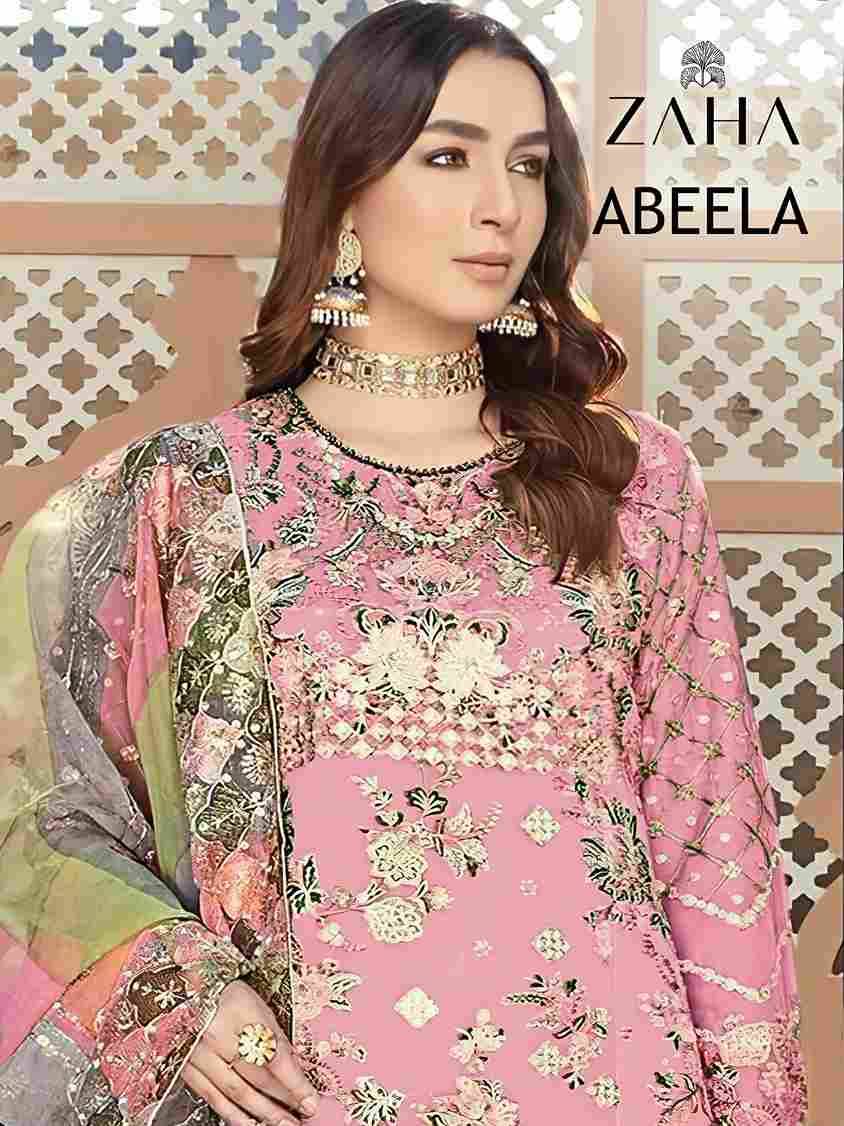 Abeela By Zaha 10362-A To 10362-D Series Designer Pakistani Suits Beautiful Stylish Fancy Colorful Party Wear & Occasional Wear Organza With Embroidery Dresses At Wholesale Price