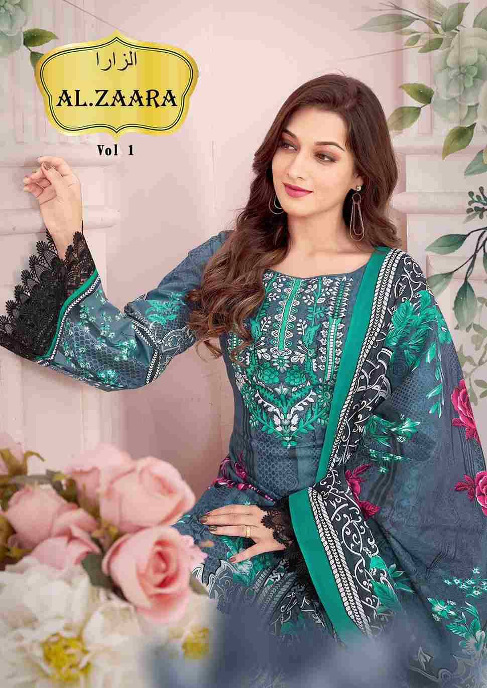 Al.Zaara Vol-1 By Fashid Whoelsale 1001 To 1006 Series Beautiful Suits Colorful Stylish Fancy Casual Wear & Ethnic Wear Heavy Cotton Dresses At Wholesale Price