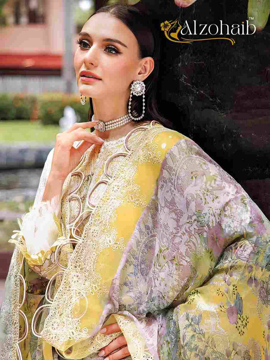 Alzohaib 1117 Series By Alzohaib Beautiful Pakistani Suits Stylish Fancy Colorful Party Wear & Occasional Wear Pure Cotton Print Dresses At Wholesale Price