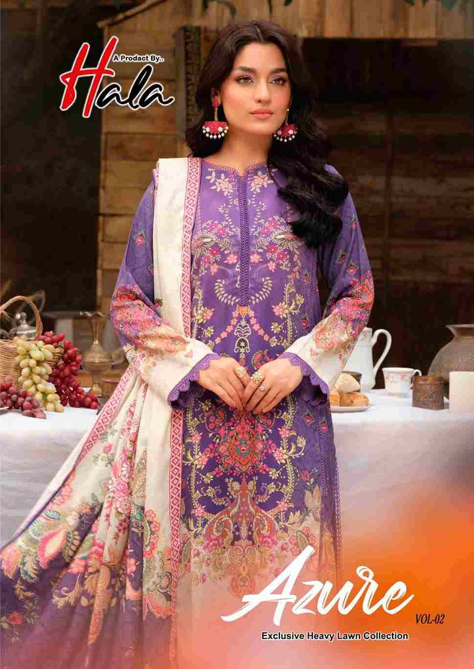 Azure Vol-2 By Hala 2001 To 2006 Series Beautiful Festive Suits Stylish Fancy Colorful Casual Wear & Ethnic Wear Pure Lawn Cotton Digital Print Dresses At Wholesale Price