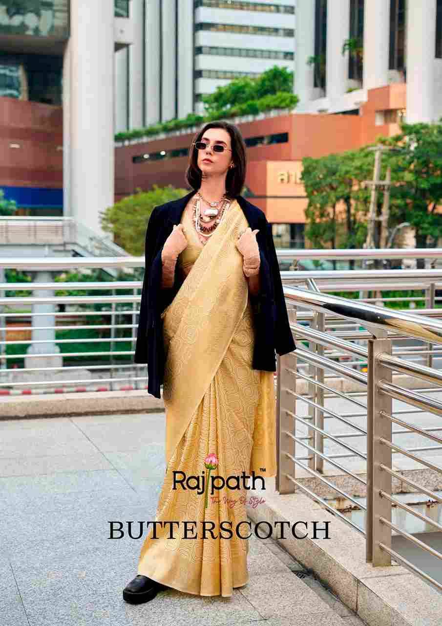 Butterscotch By Rajpath 131 To 136 Series Indian Traditional Wear Collection Beautiful Stylish Fancy Colorful Party Wear & Occasional Wear Handloom Silk Sarees At Wholesale Price