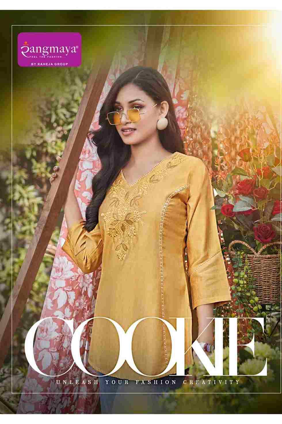 Cookie By Rangmaya 101 To 108 Series Designer Stylish Fancy Colorful Beautiful Party Wear & Ethnic Wear Collection Fancy Tops At Wholesale Price