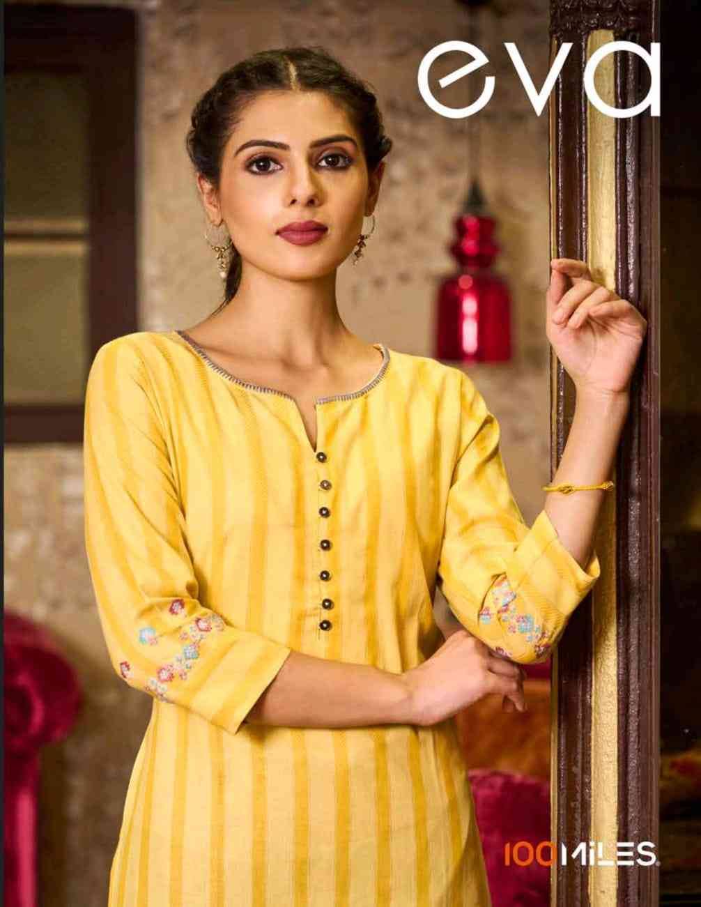 Eva By 100 Miles 01 To 04 Series Designer Stylish Fancy Colorful Beautiful Party Wear & Ethnic Wear Collection Cotton Kurtis At Wholesale Price