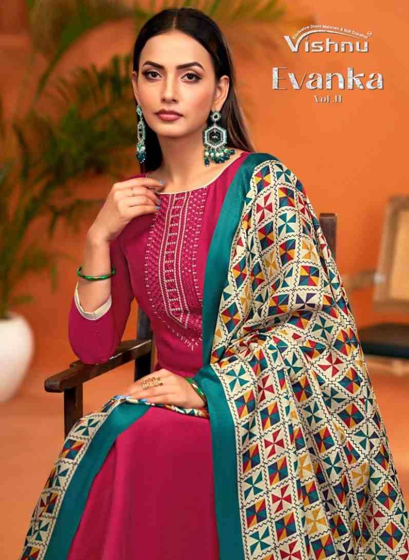 Evanka Vol-11 By Vishnu 94001 To 94012 Series Beautiful Stylish Festive Suits Fancy Colorful Casual Wear & Ethnic Wear & Ready To Wear Roman Silk Print Dresses At Wholesale Price