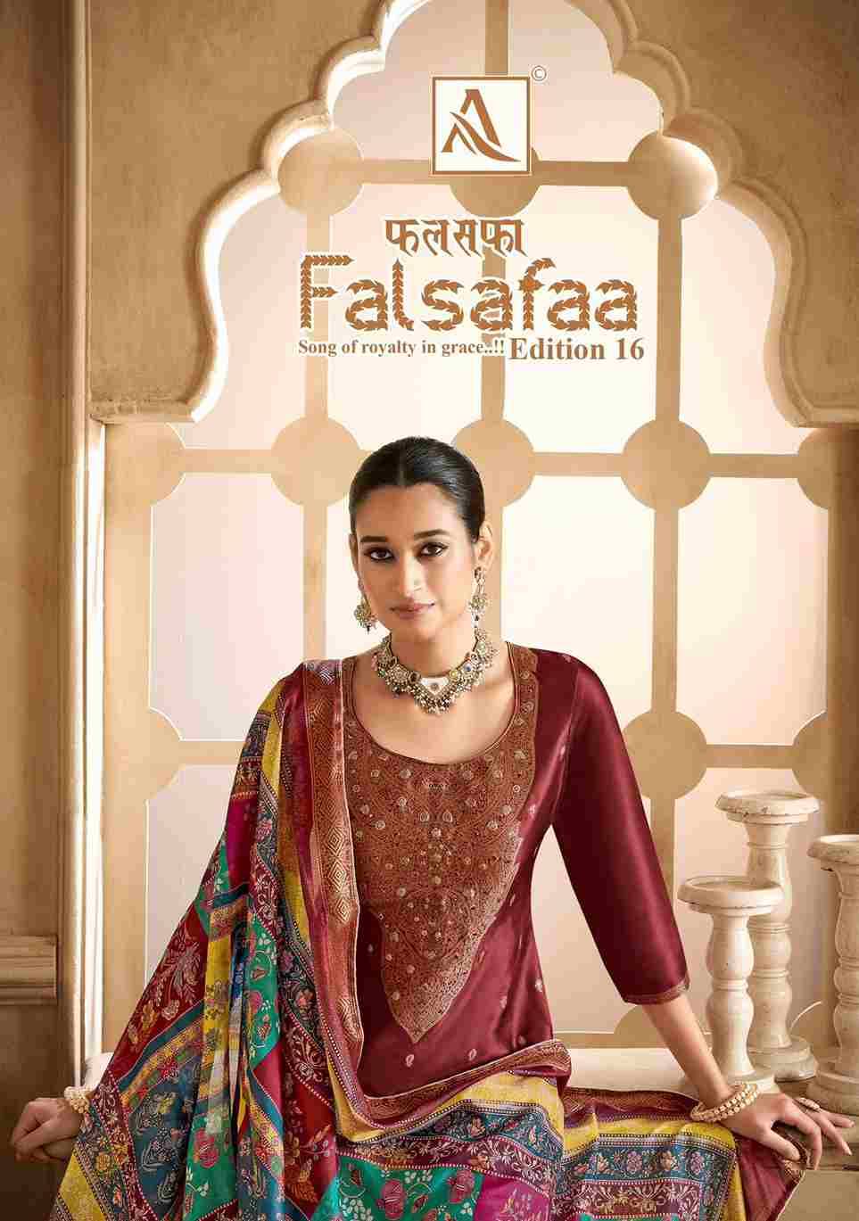 Falsafaa Vol-16 By Alok Suit 1738-001 To 1738-006 Series Beautiful Festive Suits Colorful Stylish Fancy Casual Wear & Ethnic Wear Dola Jacquard Embroidered Dresses At Wholesale Price