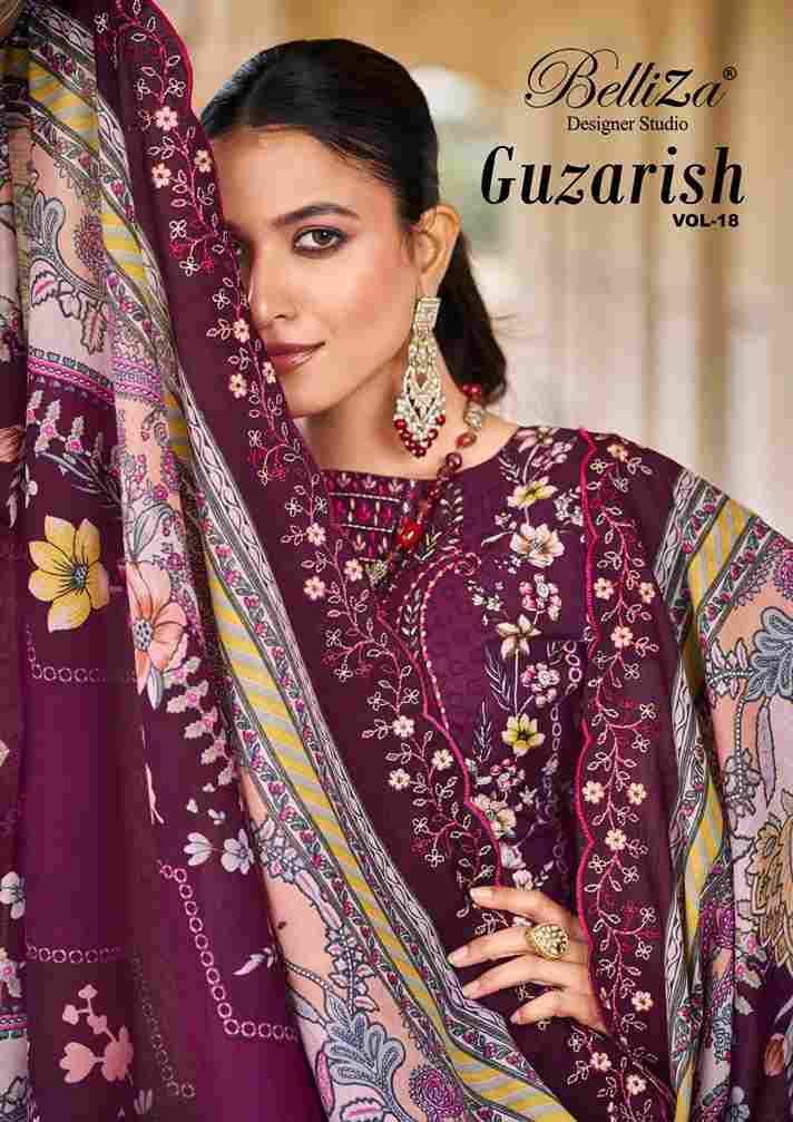 Guzarish Vol-18 By Belliza 1017-001 To 1017-008 Series Beautiful Stylish Festive Suits Fancy Colorful Casual Wear & Ethnic Wear & Ready To Wear Pure Cotton Digital Print Dresses At Wholesale Price