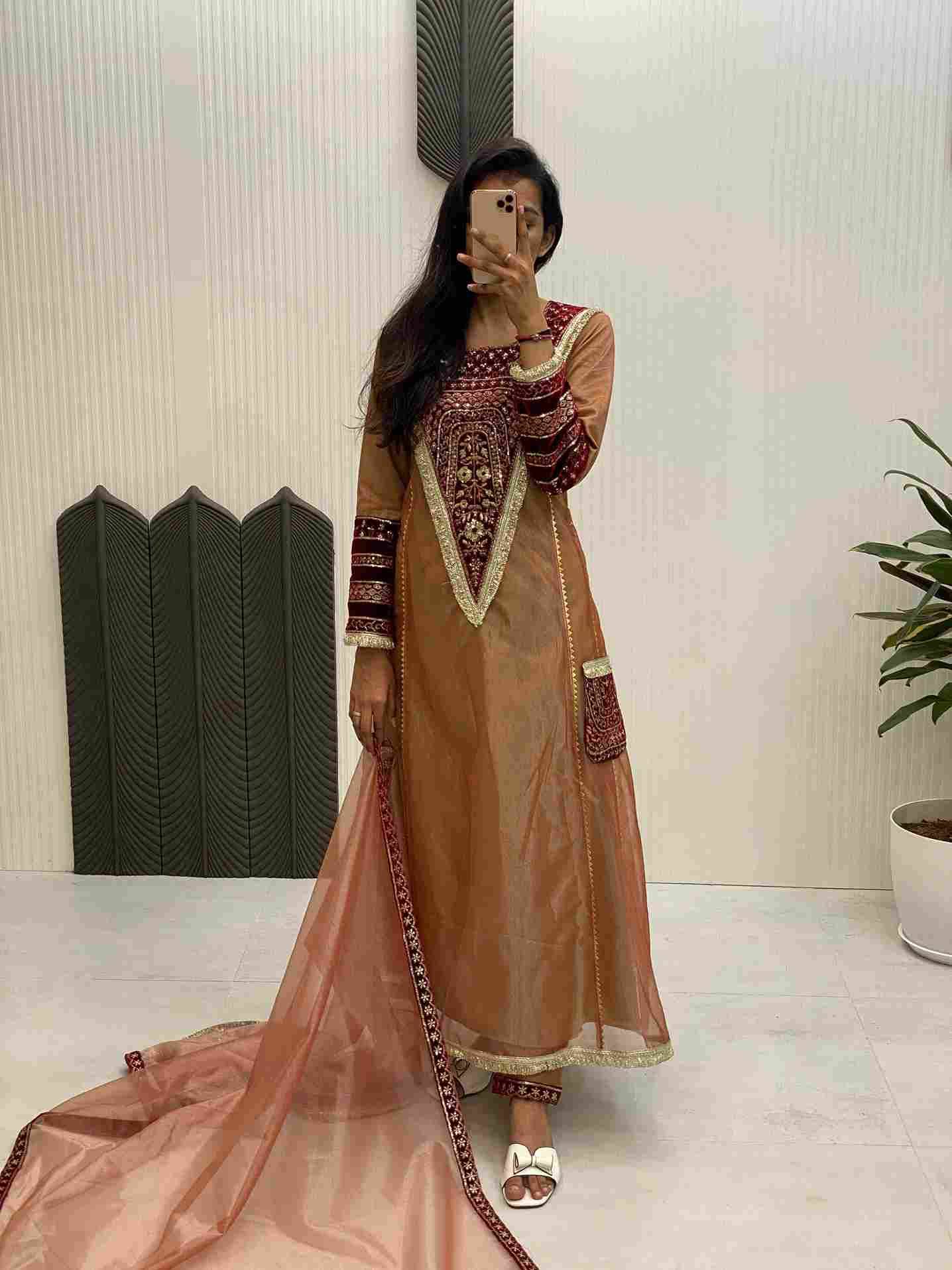 L-1900 By Fashid Wholesale Beautiful Stylish Fancy Colorful Casual Wear & Ethnic Wear & Ready To Wear Twill Linen Embroidery Dresses At Wholesale Price