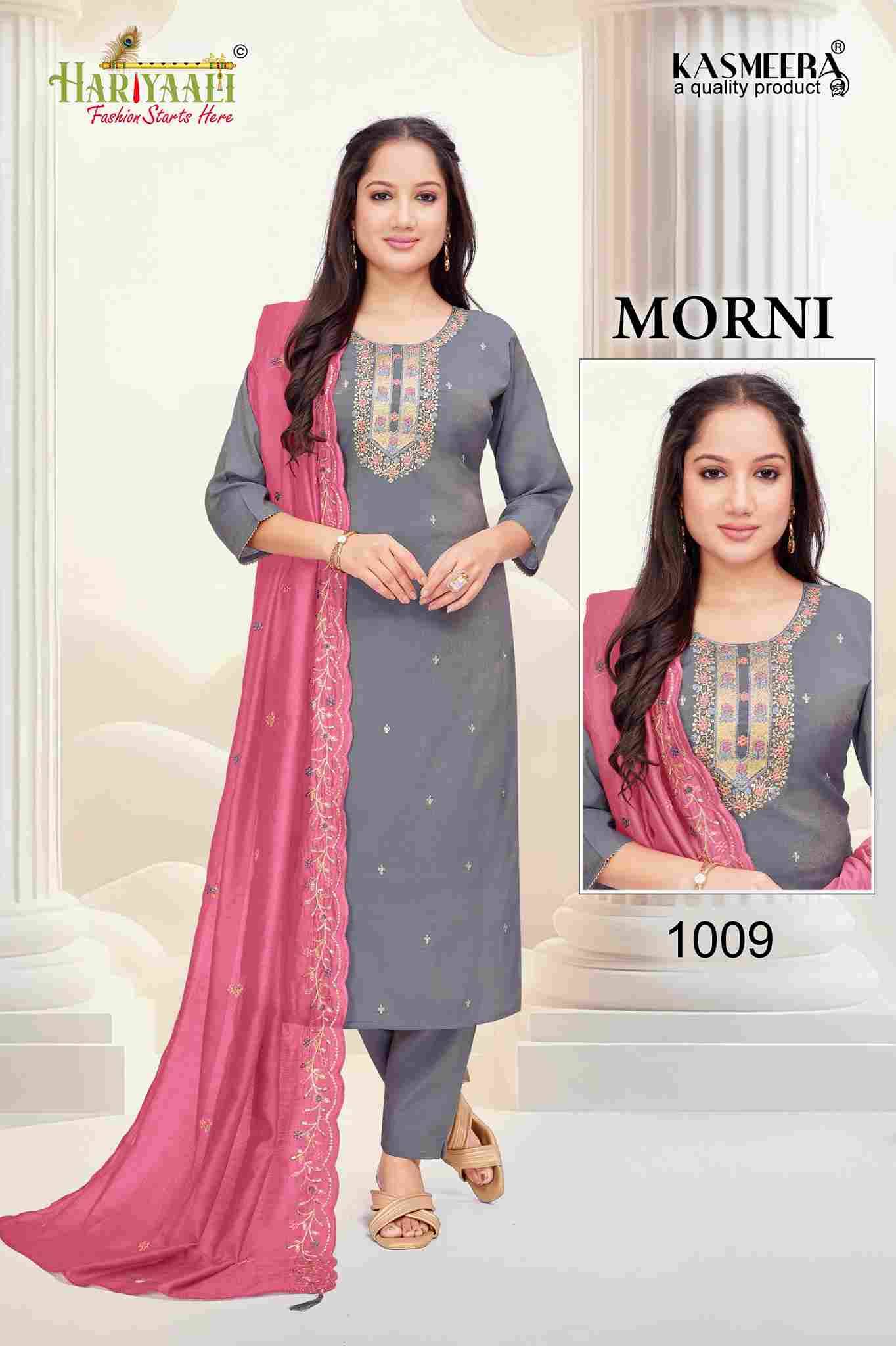 Morni By Hariyaali 1008 To 1015 Series Beautiful Festive Suits Colorful Stylish Fancy Casual Wear & Ethnic Wear Simmer Dresses At Wholesale Price