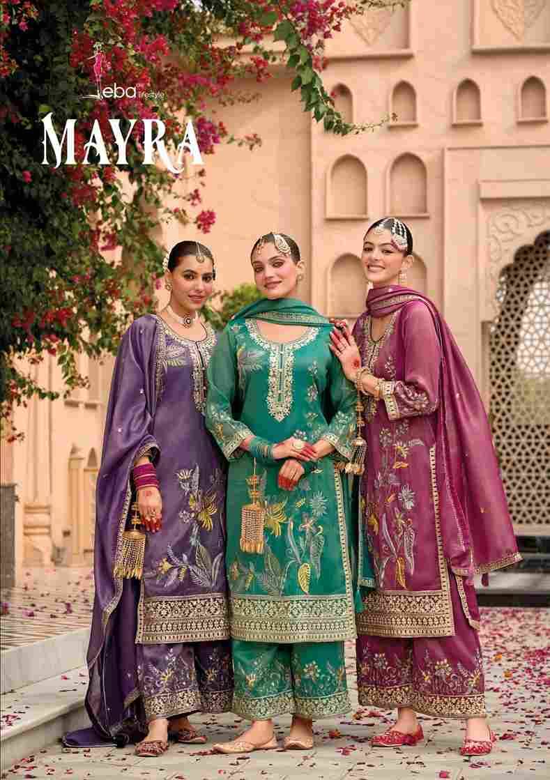 Mayra By Eba Lifestyle 1775 To 1777 Series Designer Festive Suits Collection Beautiful Stylish Fancy Colorful Party Wear & Occasional Wear Simar Dresses At Wholesale Price