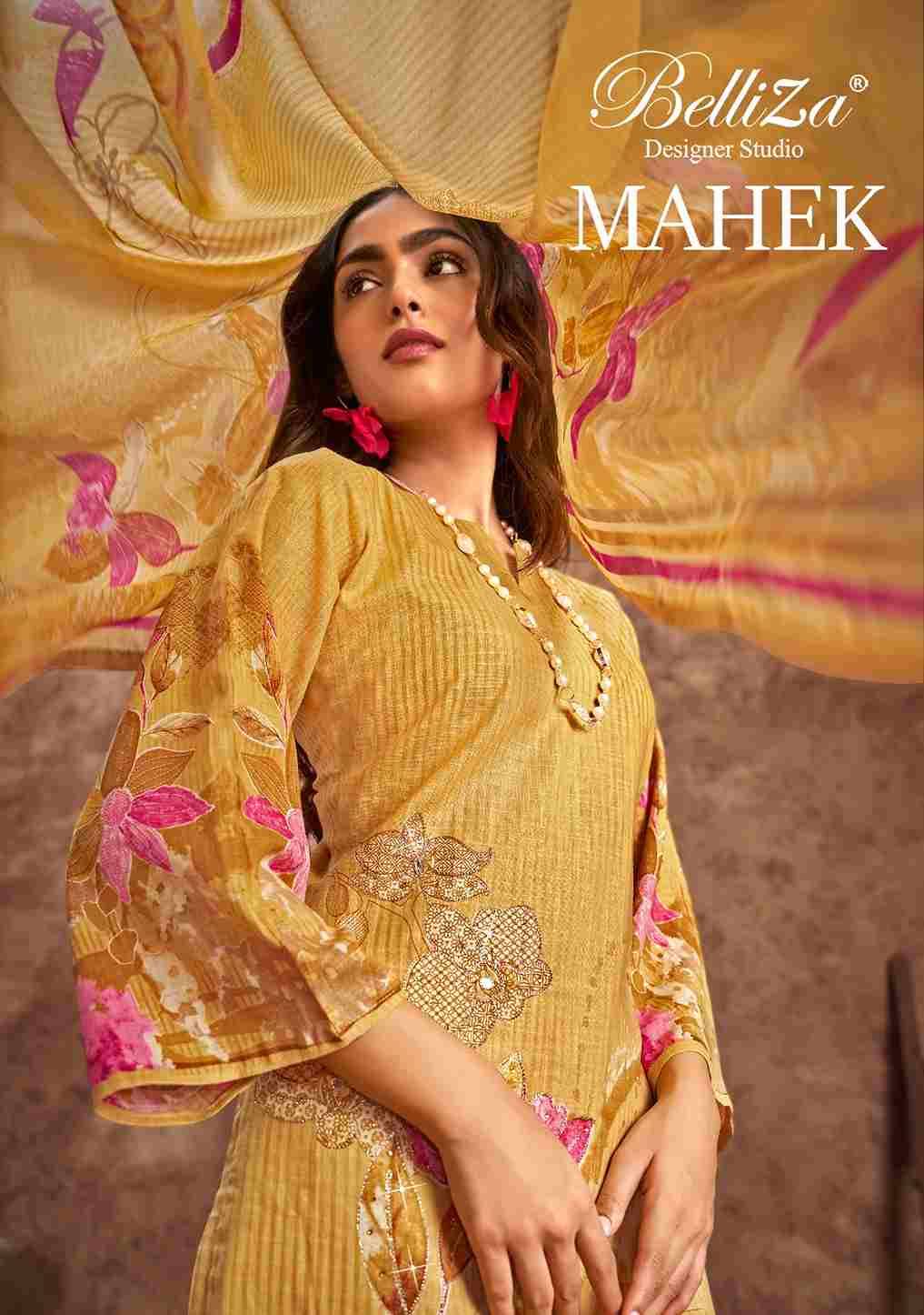 Mahek By Belliza 10120-001 To 1020-004 Series Beautiful Festive Suits Stylish Fancy Colorful Casual Wear & Ethnic Wear Pure Cotton Print Dresses At Wholesale Price